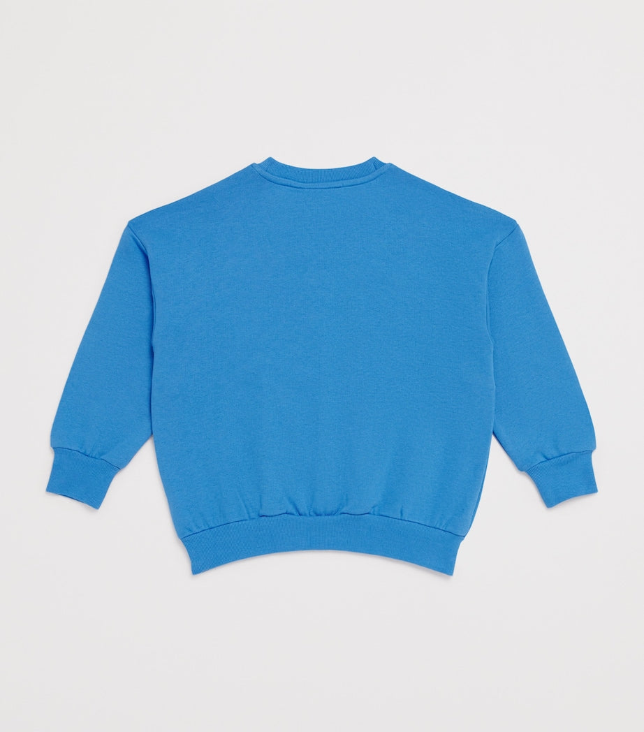 Mini Rodini Organic Cotton Panther Panel Sweatshirt (9-11 Years)