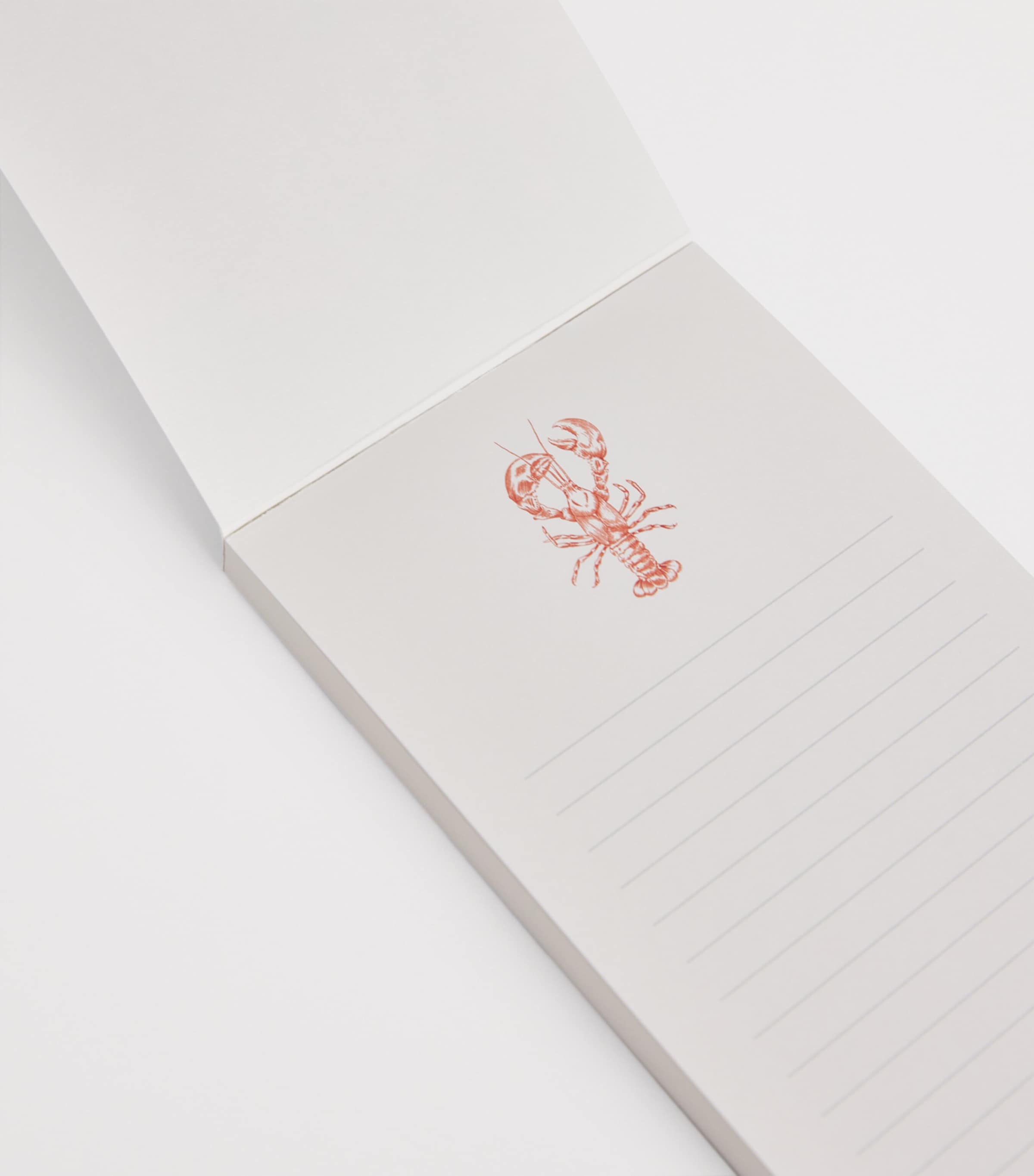 Magnetic Lobster Shopping List Notebook