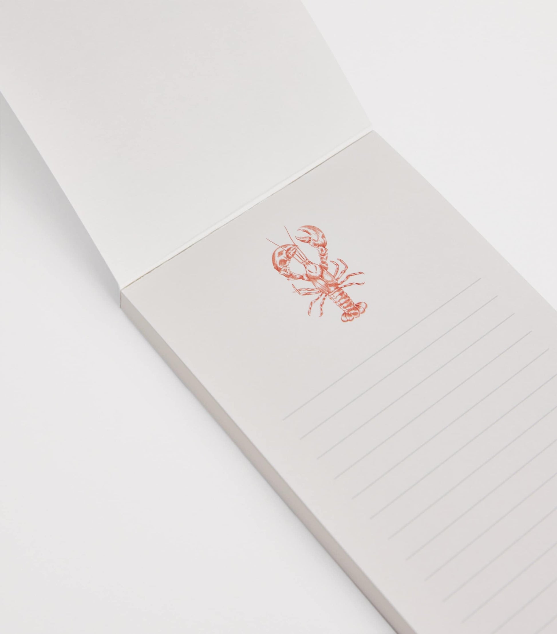 Magnetic Lobster Shopping List Notebook