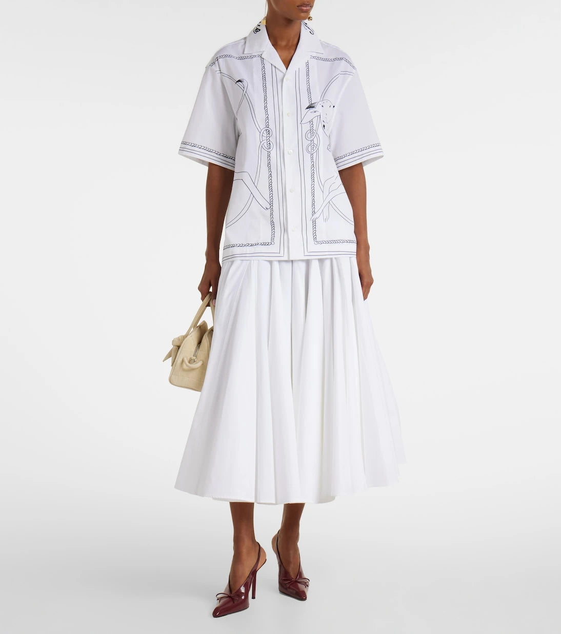 Jacquemus - Chemise Jean printed cotton shirt