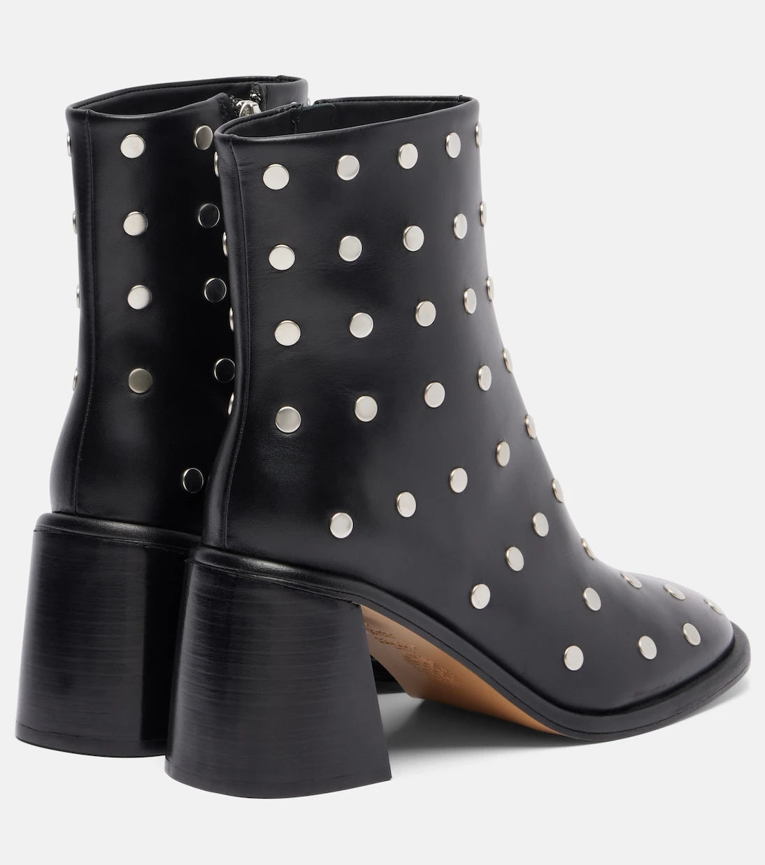 Souliers Martinez - Kima 80 studded leather ankle boots