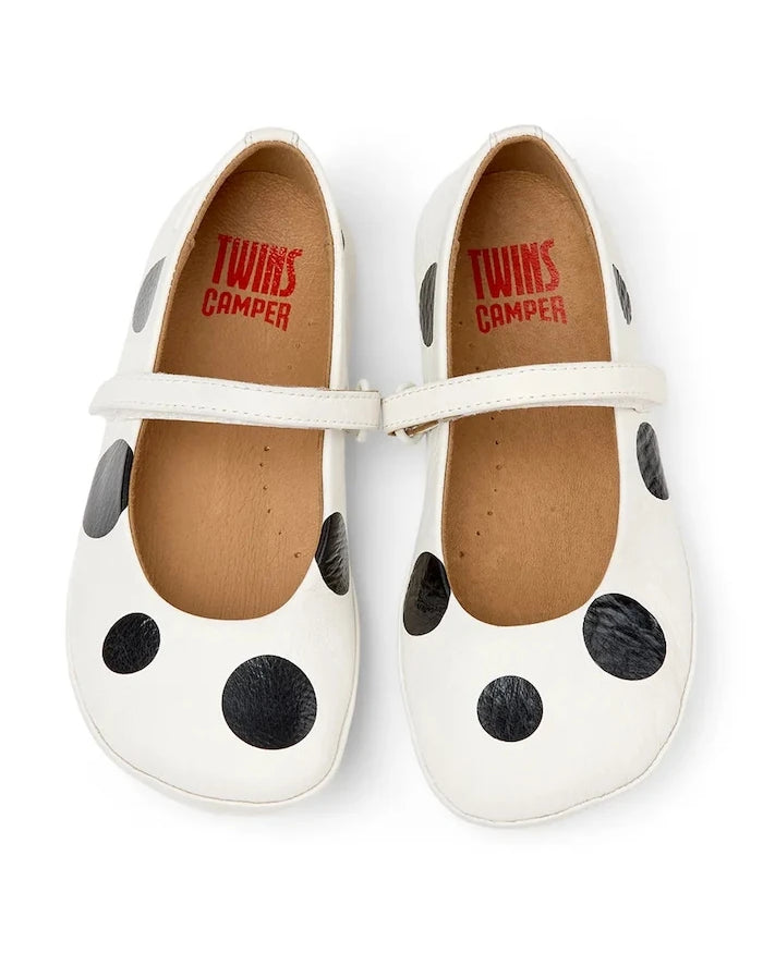 Camper TWS Kids Çocuk Deri Babetler
