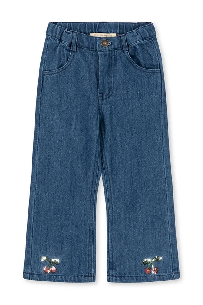 Konges Sløjd ELBA FLARE JEANS GOTS Çocuk Kot Pantolon