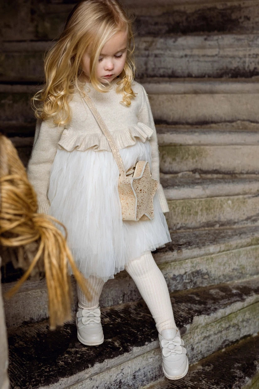 Donsje - Paulien paneled wool-blend dress
