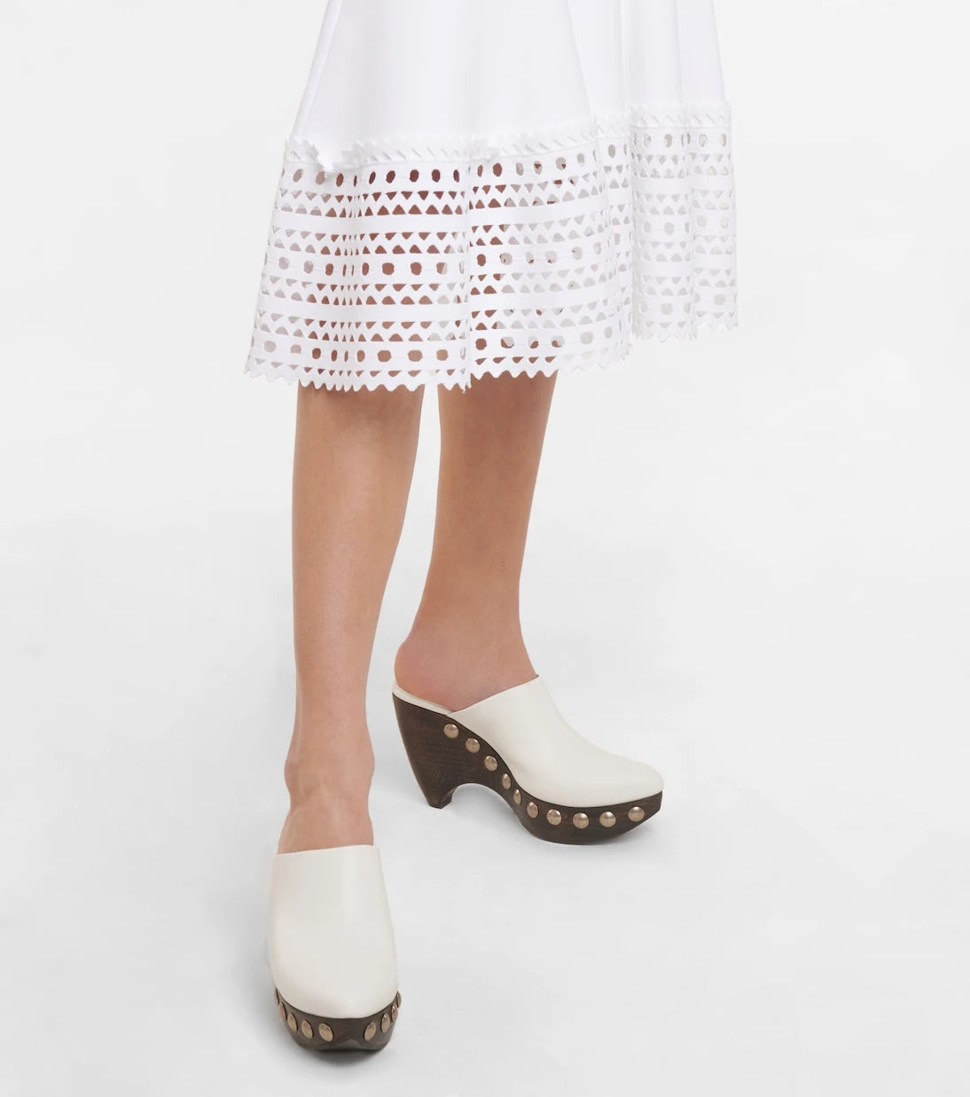 Alaïa - Leather clogs