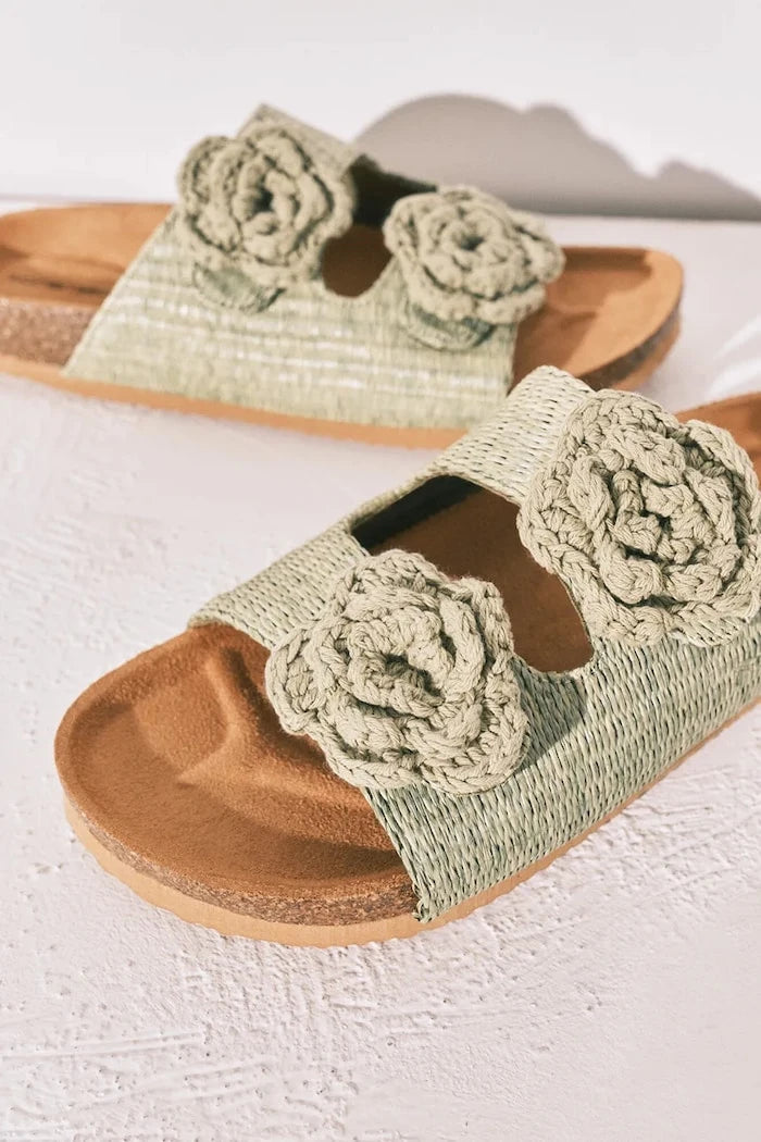 women'secret MMT FLOWER BIO GREEN kadın terlik