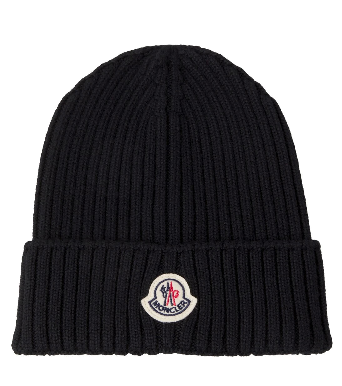 Moncler Enfant - Logo virgin wool beanie