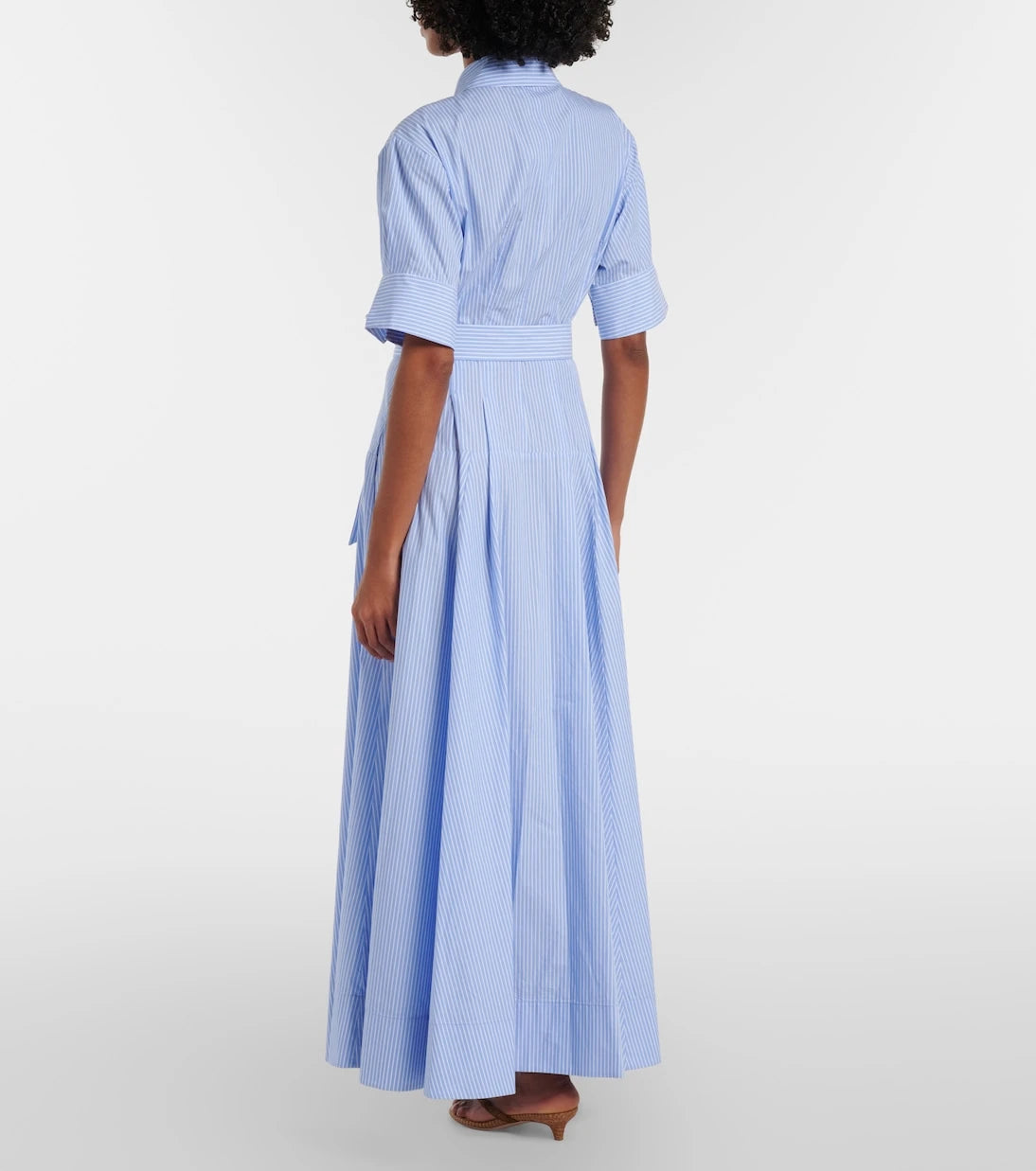 Simkhai - Truman striped cotton maxi dress