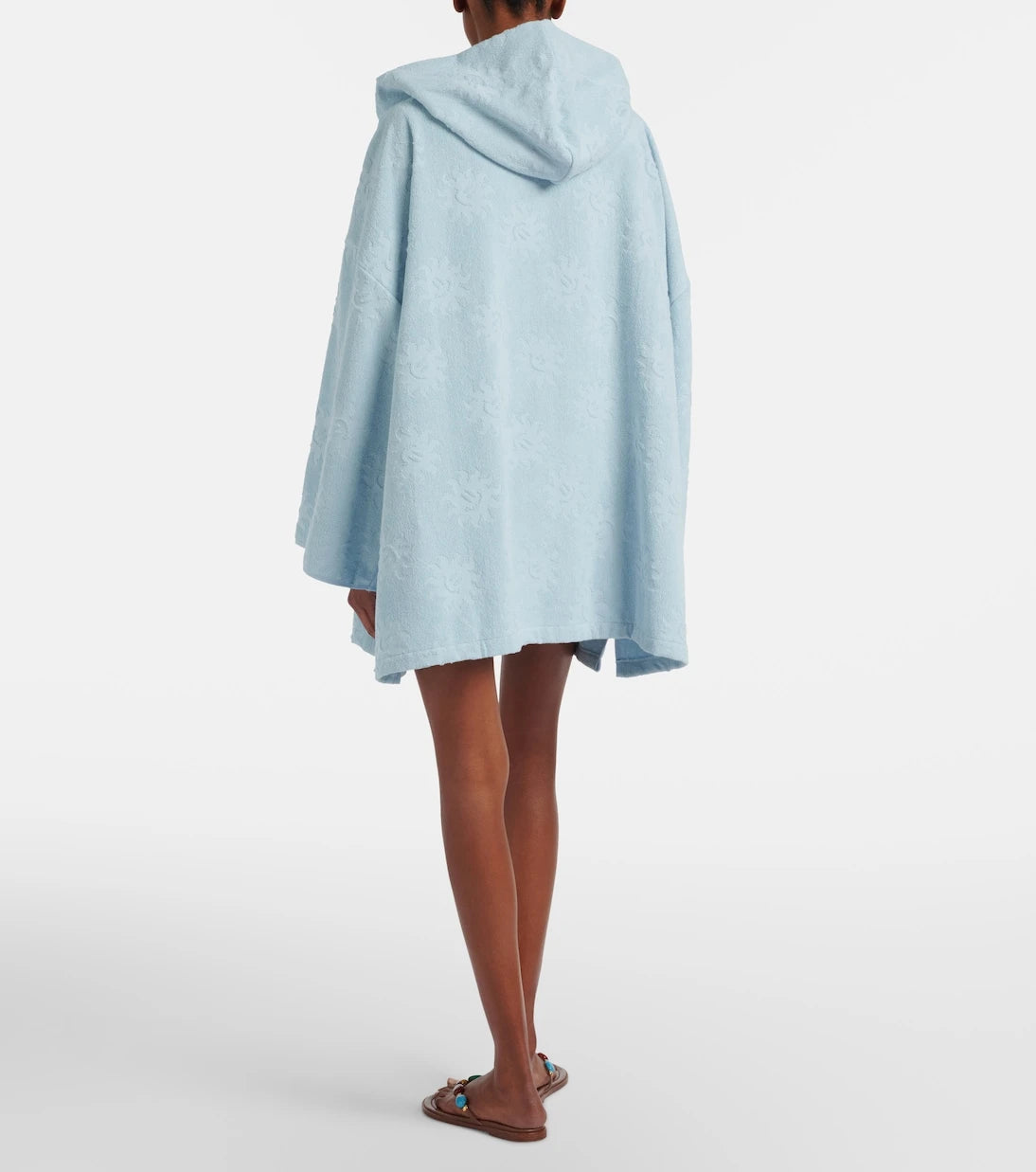 Hunza G - Hooded cotton terry poncho