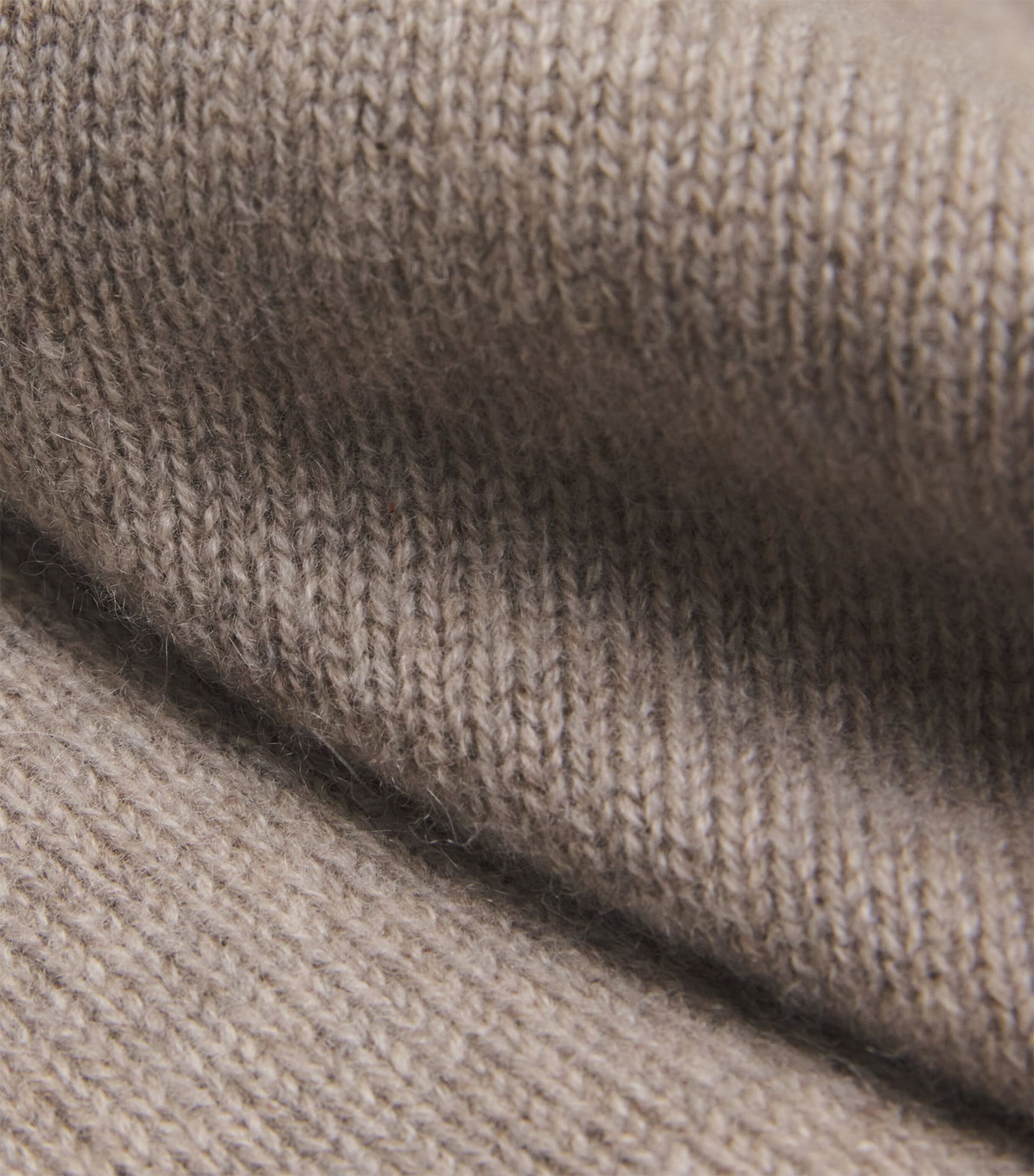 Soft Goat Beige Cashmere Boyfriend Sweater