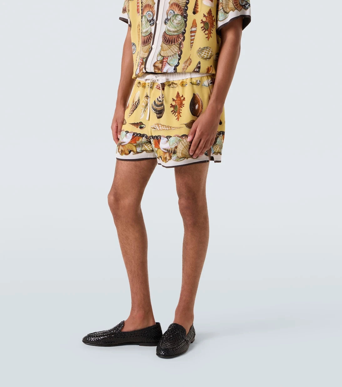 Dolce&Gabbana - Printed silk shorts