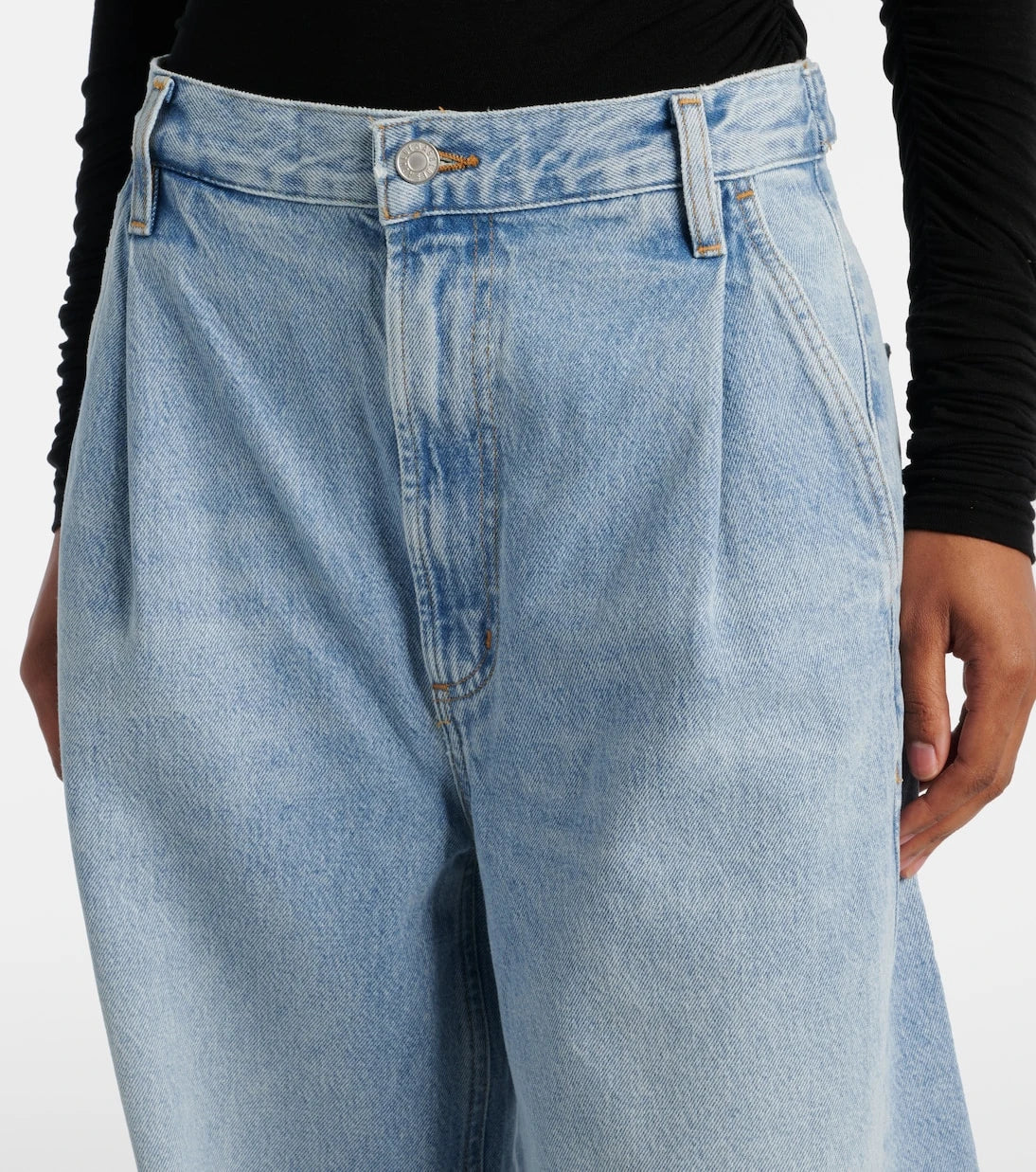 Agolde - Darsha mid-rise barrel-leg jeans