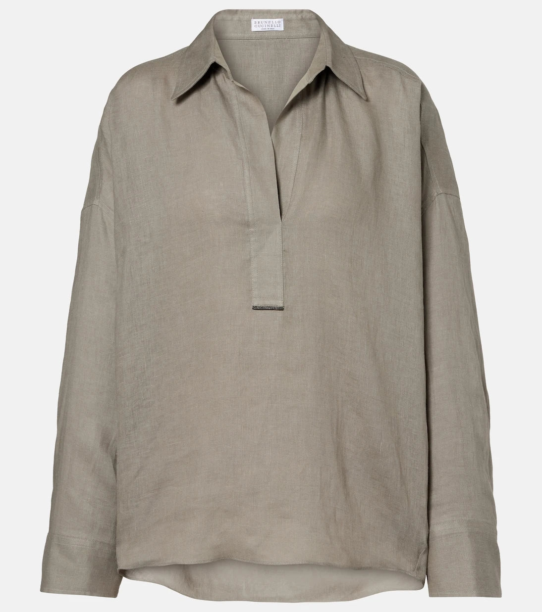 Brunello Cucinelli - Oversized linen shirt