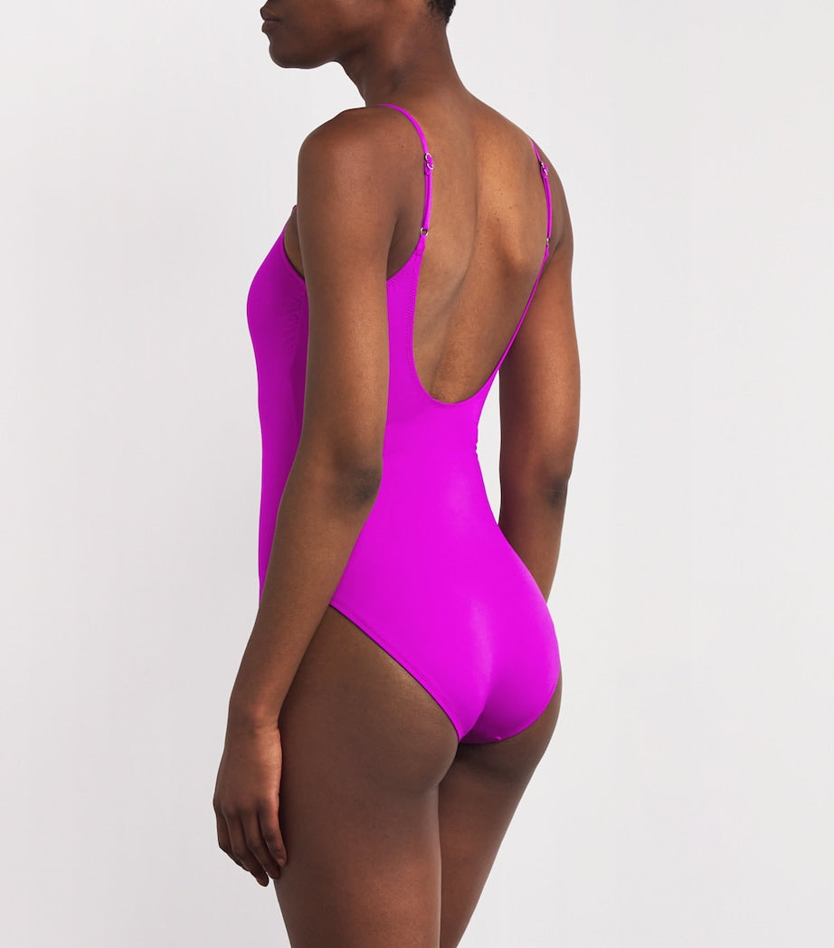 Polo Ralph Lauren Pink Scoop-Back Kennedy Swimsuit
