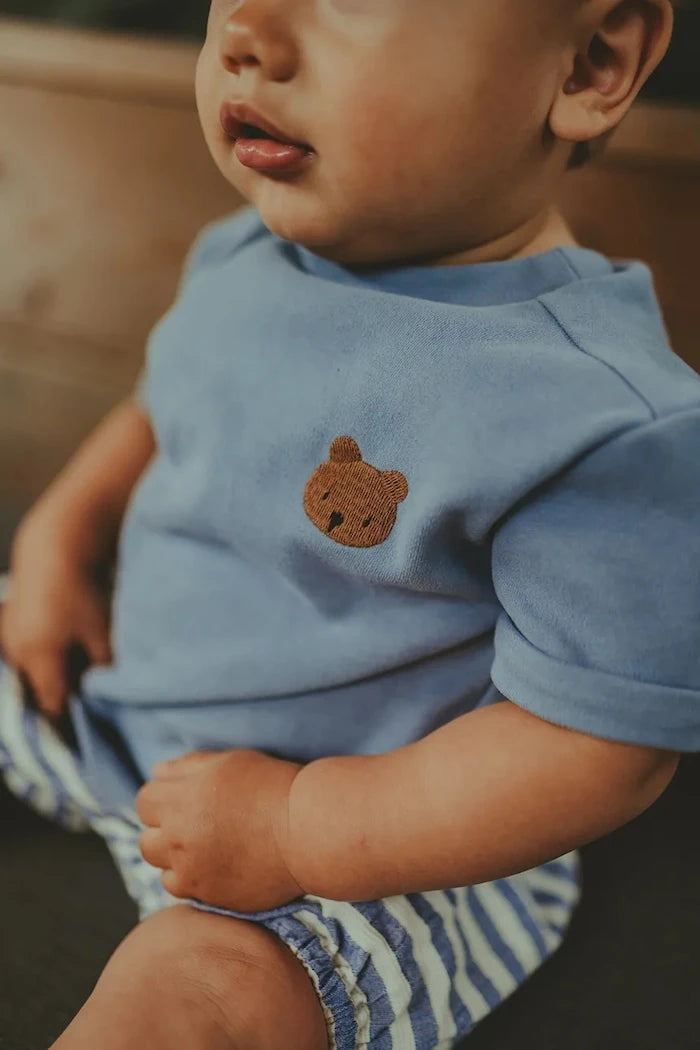 Donsje Jarne T-shirt Bear Çocuk Pamuk Tişört