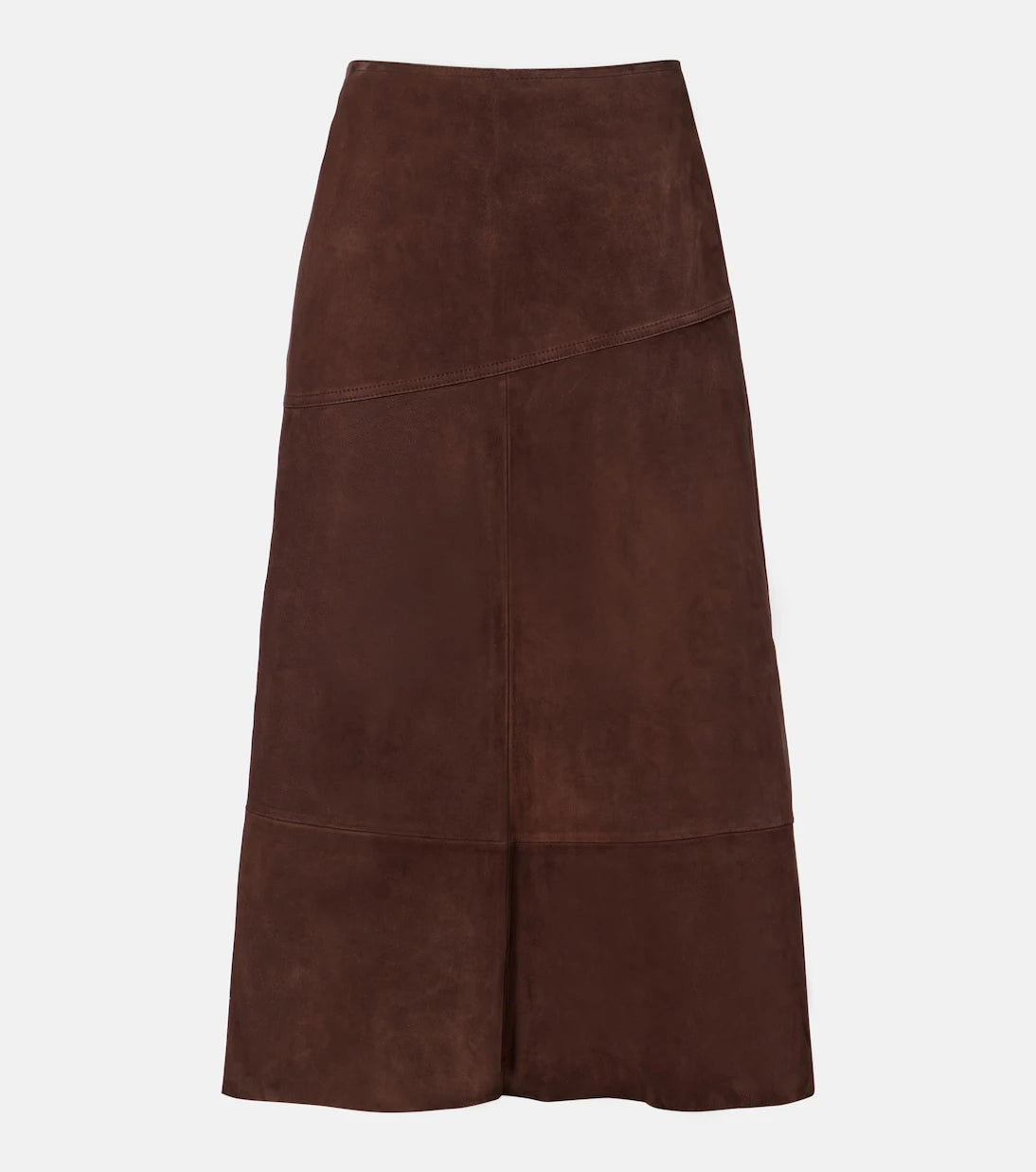 Yves Salomon - Suede midi skirt