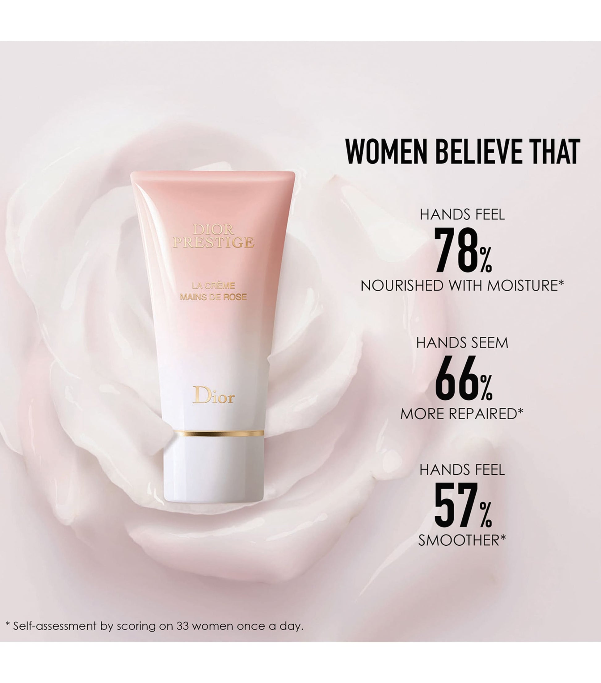 Dior Prestige La Crème Mains de Rose Hand Cream (50ml)