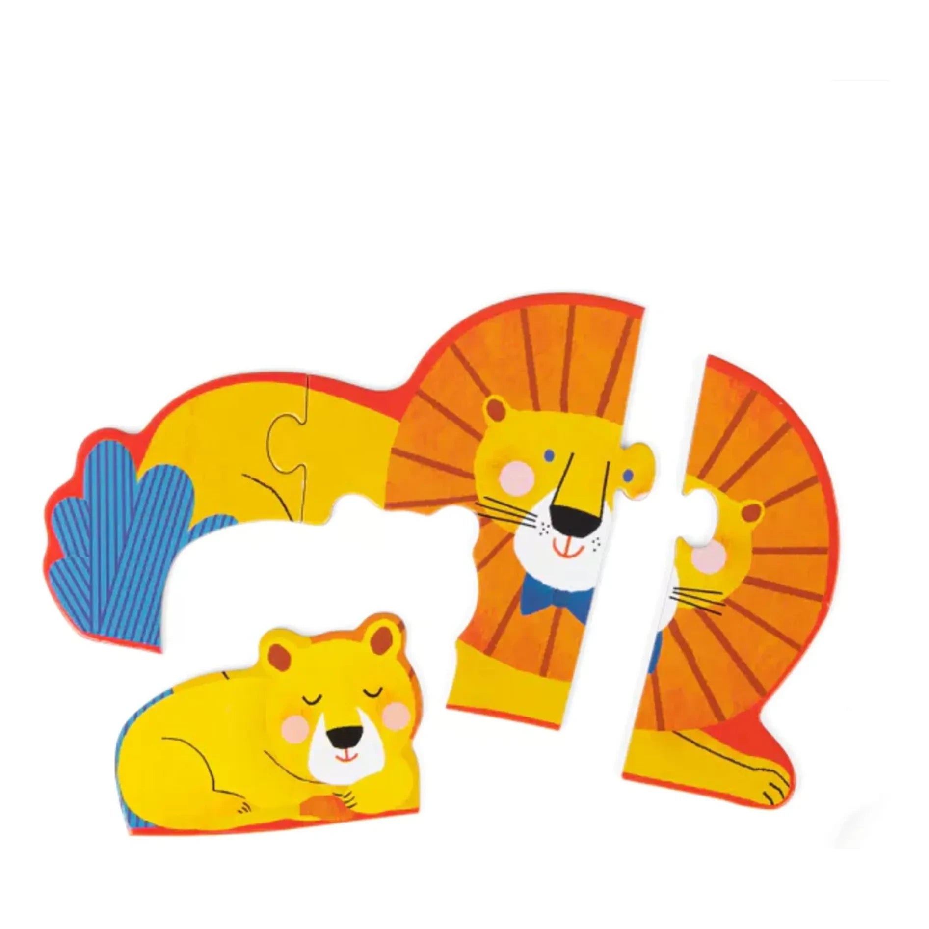 Moulin Roty - Animals evolutionary puzzle - 20 pieces