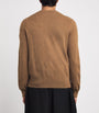 Comme Des Garçons Play Brown Wool Mini Heart Cardigan