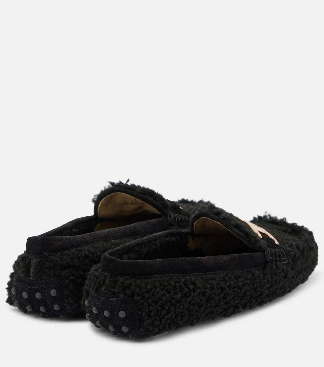 Tod's - Gommini Catena shearling driving shoes