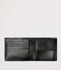 Burberry Leather Embossed Check Bifold Coin Wallet