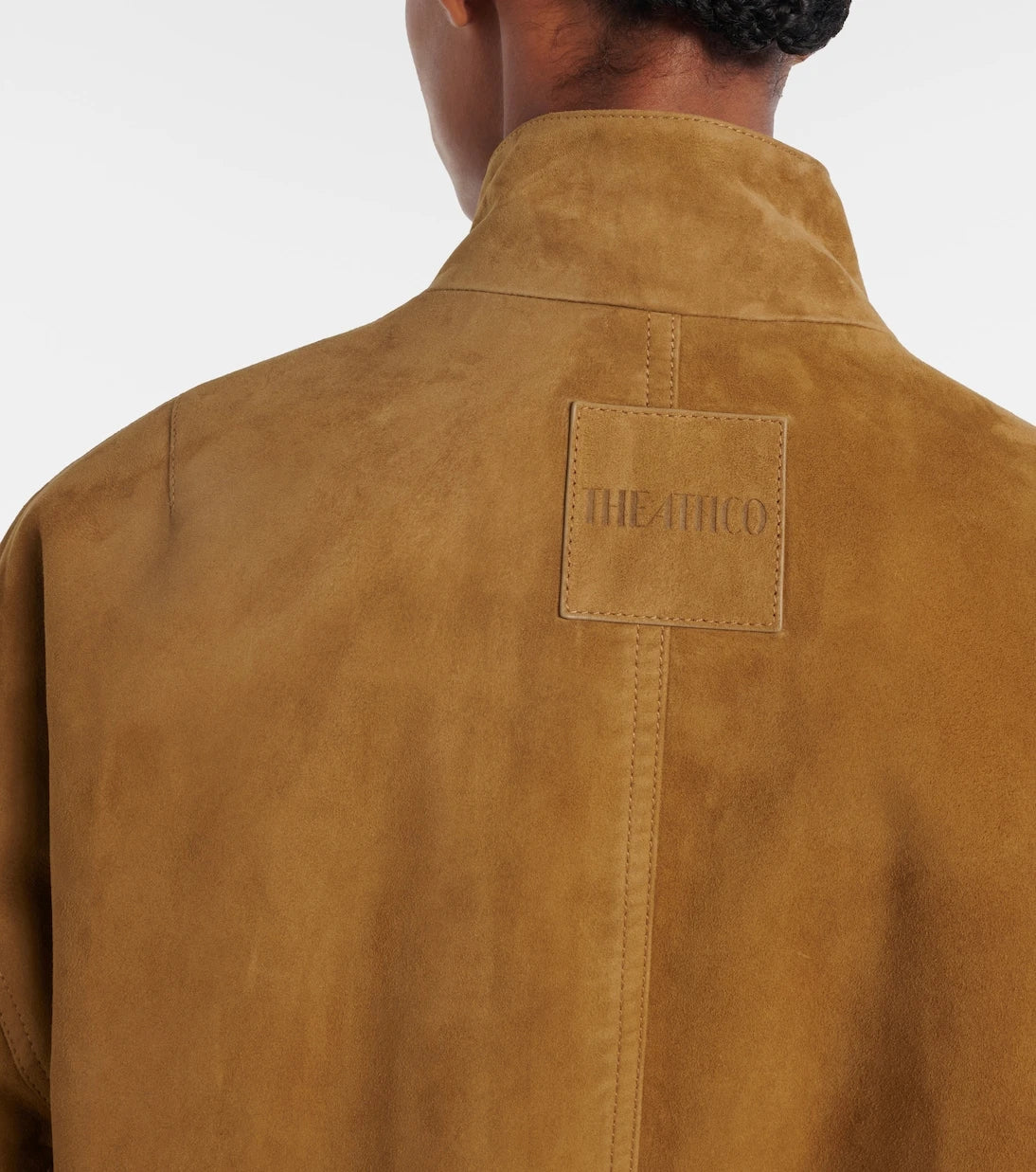 The Attico - Suede bomber jacket