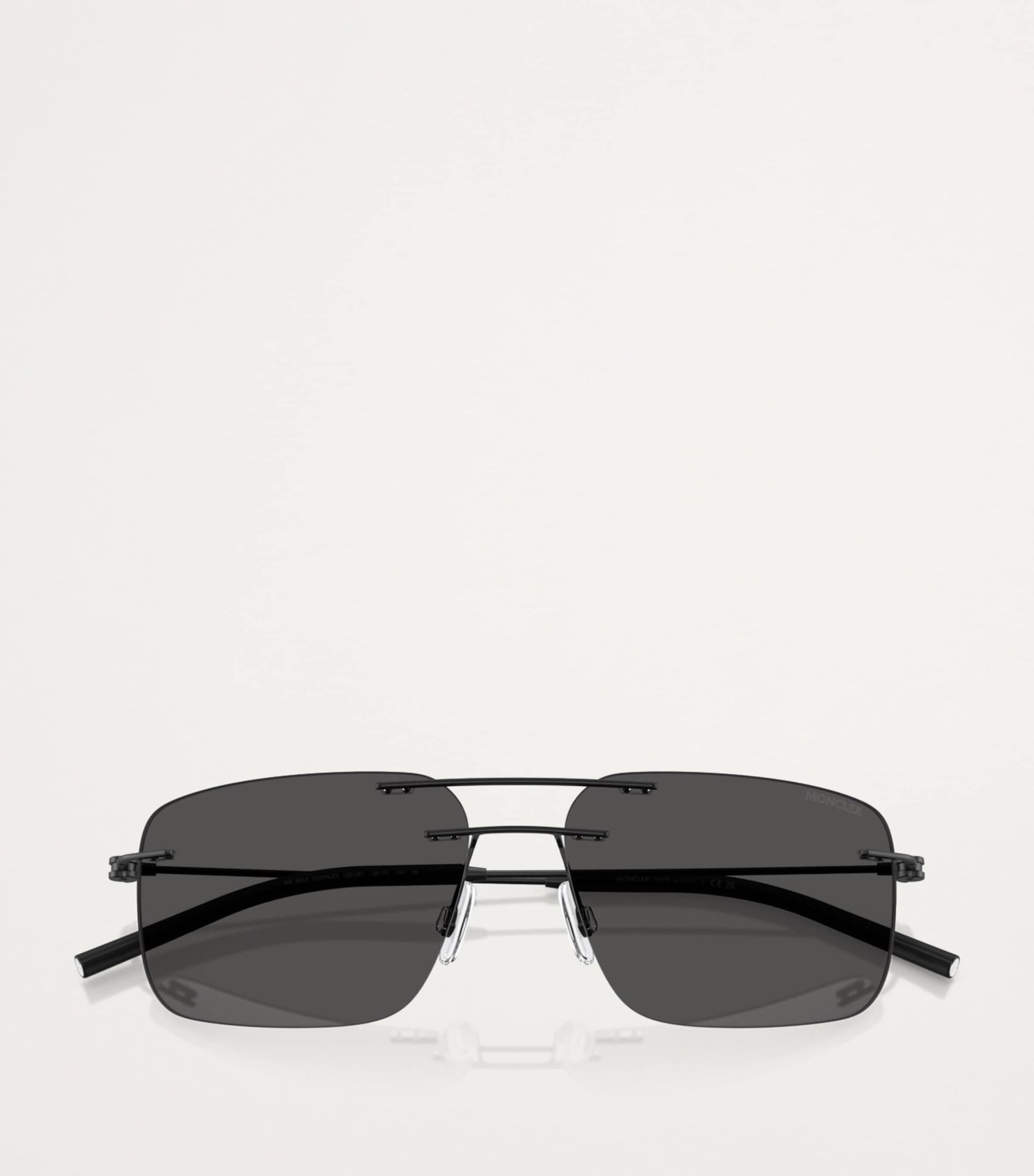 Moncler Black Steel Doppler ME4003 Sunglasses