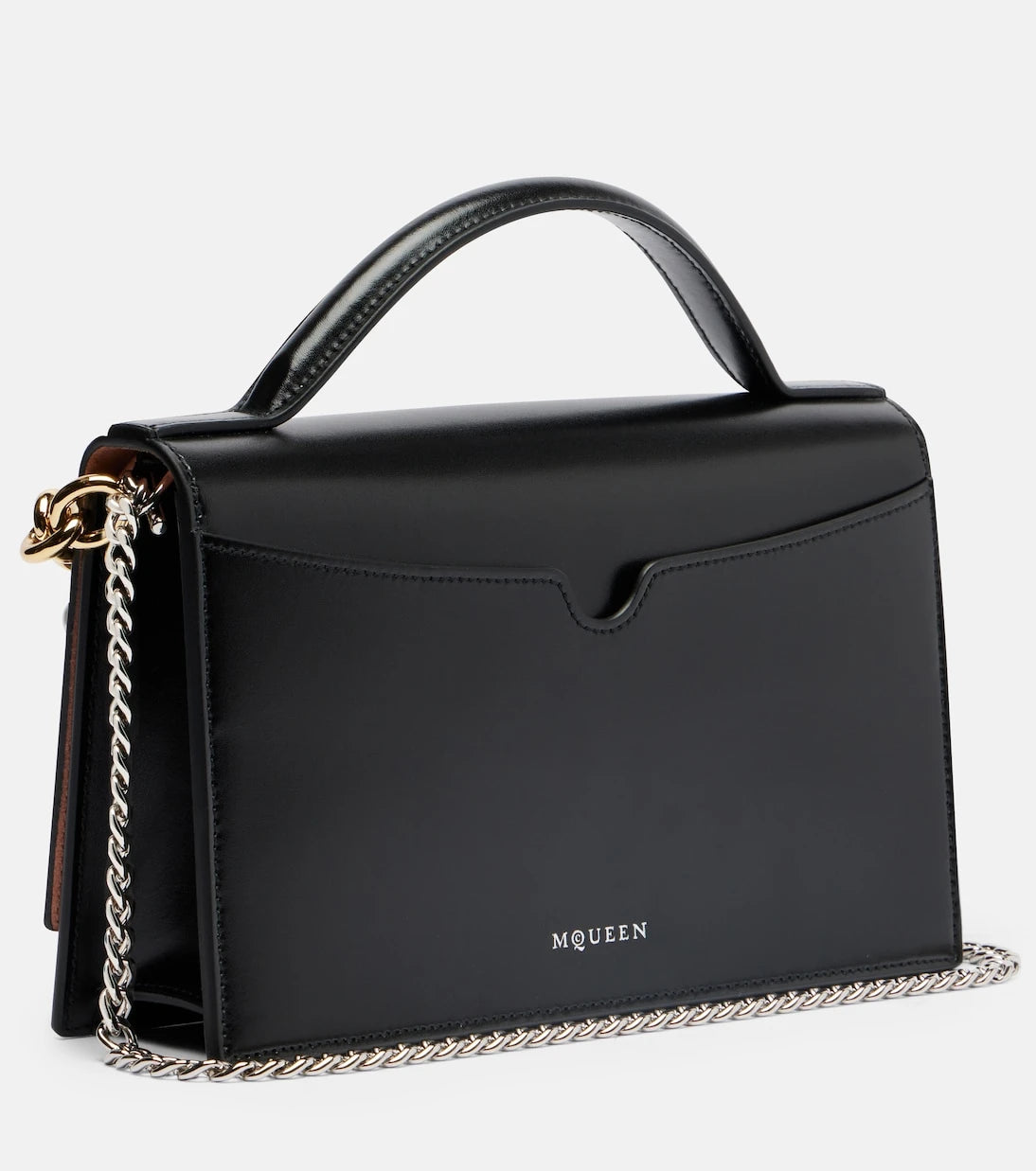 McQueen - Skull Small embellished leather tote bag