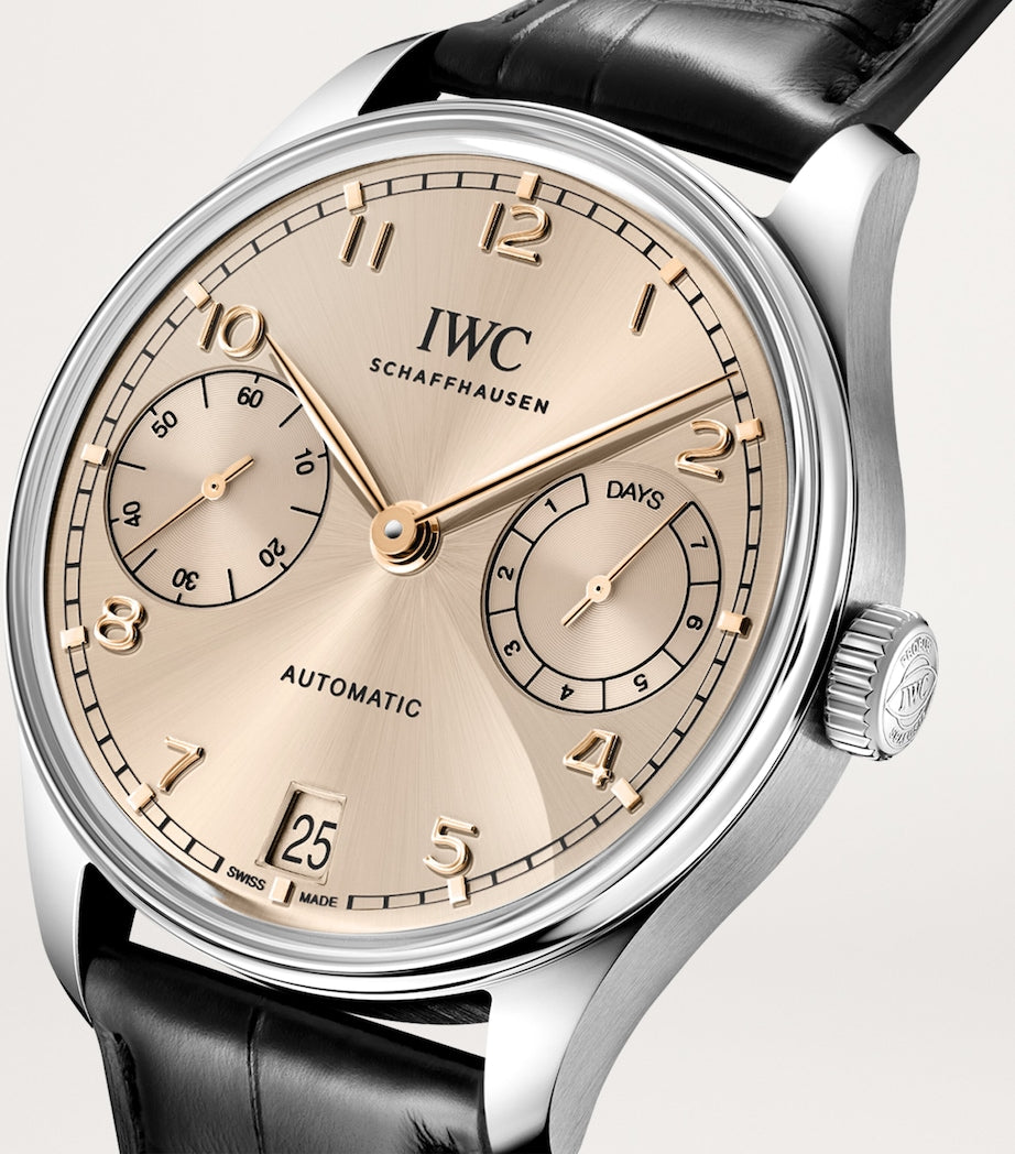 IWC Schaffhausen Stainless Steel Portugieser Automatic Watch 42mm