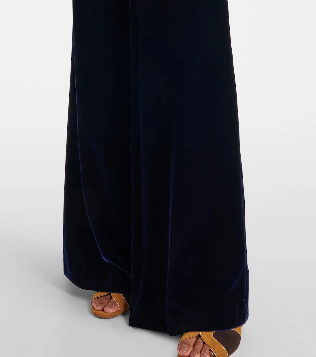 Etro - Velvet wide-leg pants