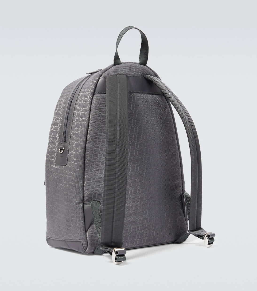 Christian Louboutin - Zip N Flap logo jacquard backpack