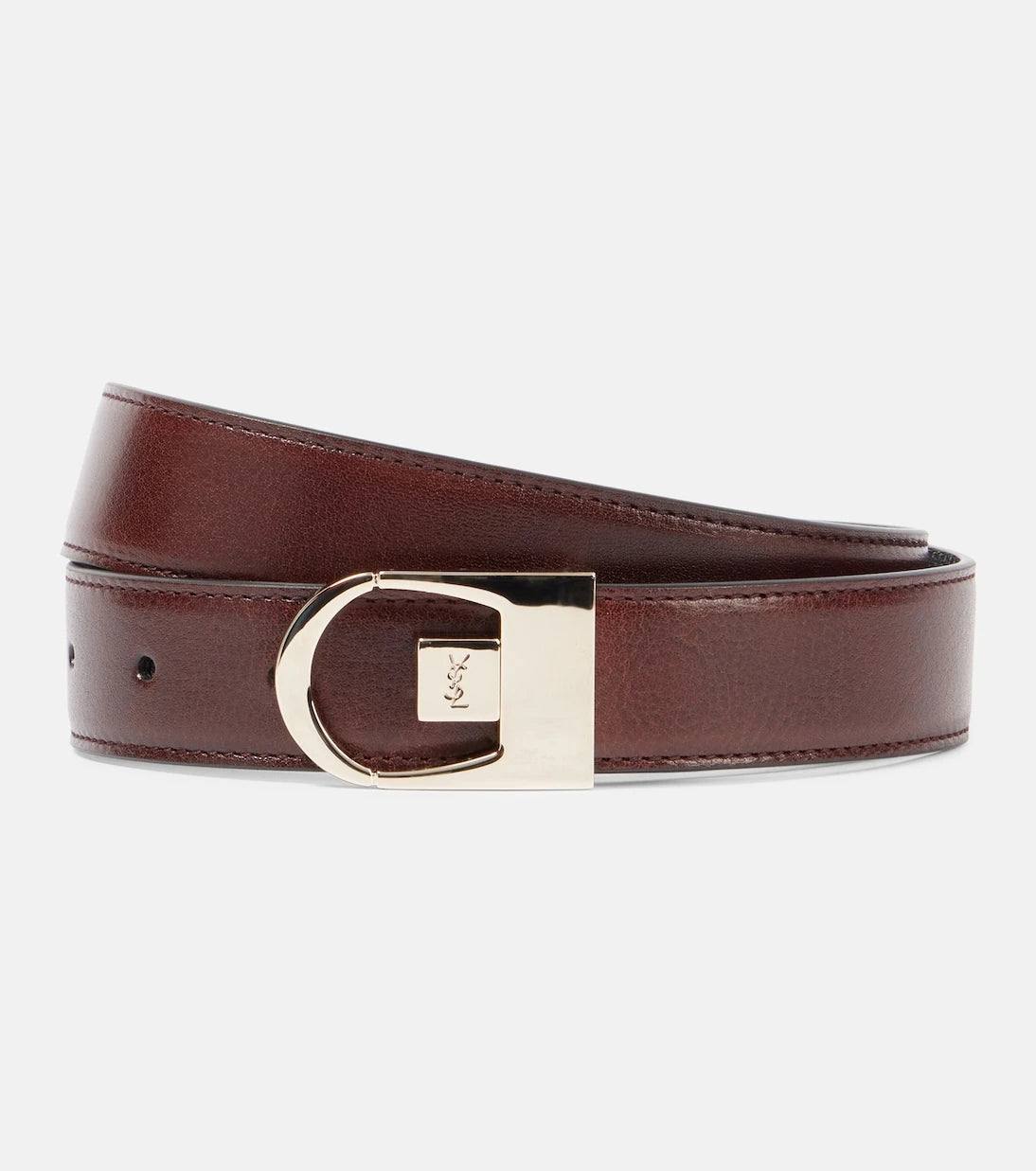 Saint Laurent - Reversible leather belt