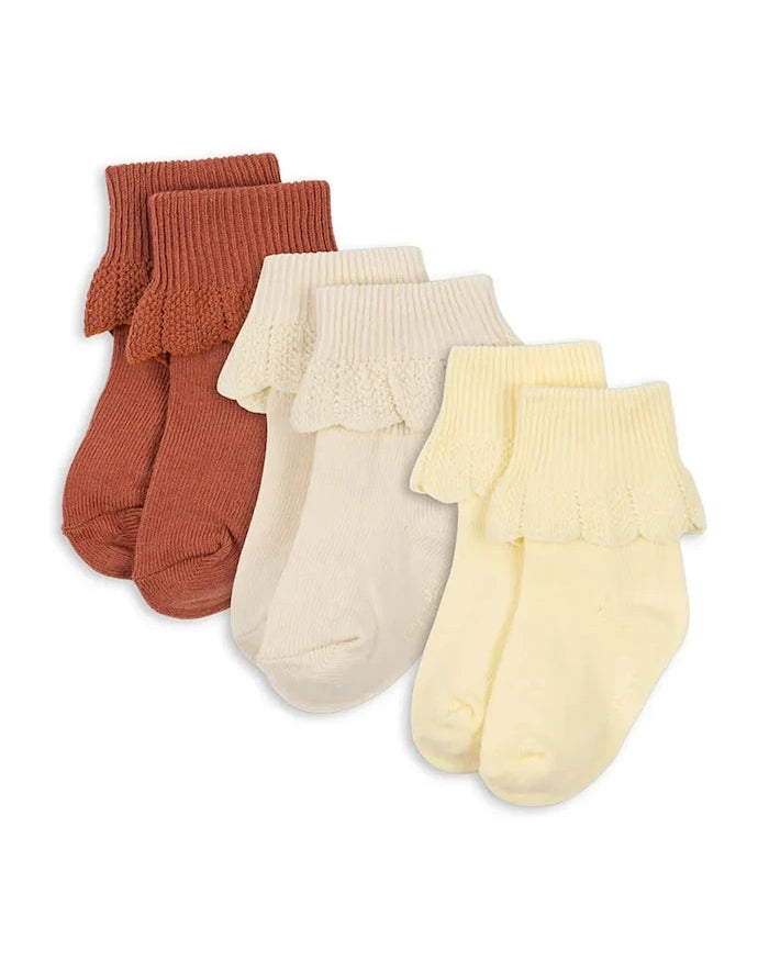 Konges Sløjd чорапи за деца 3 PACK FRILL SOCKS 3 броя