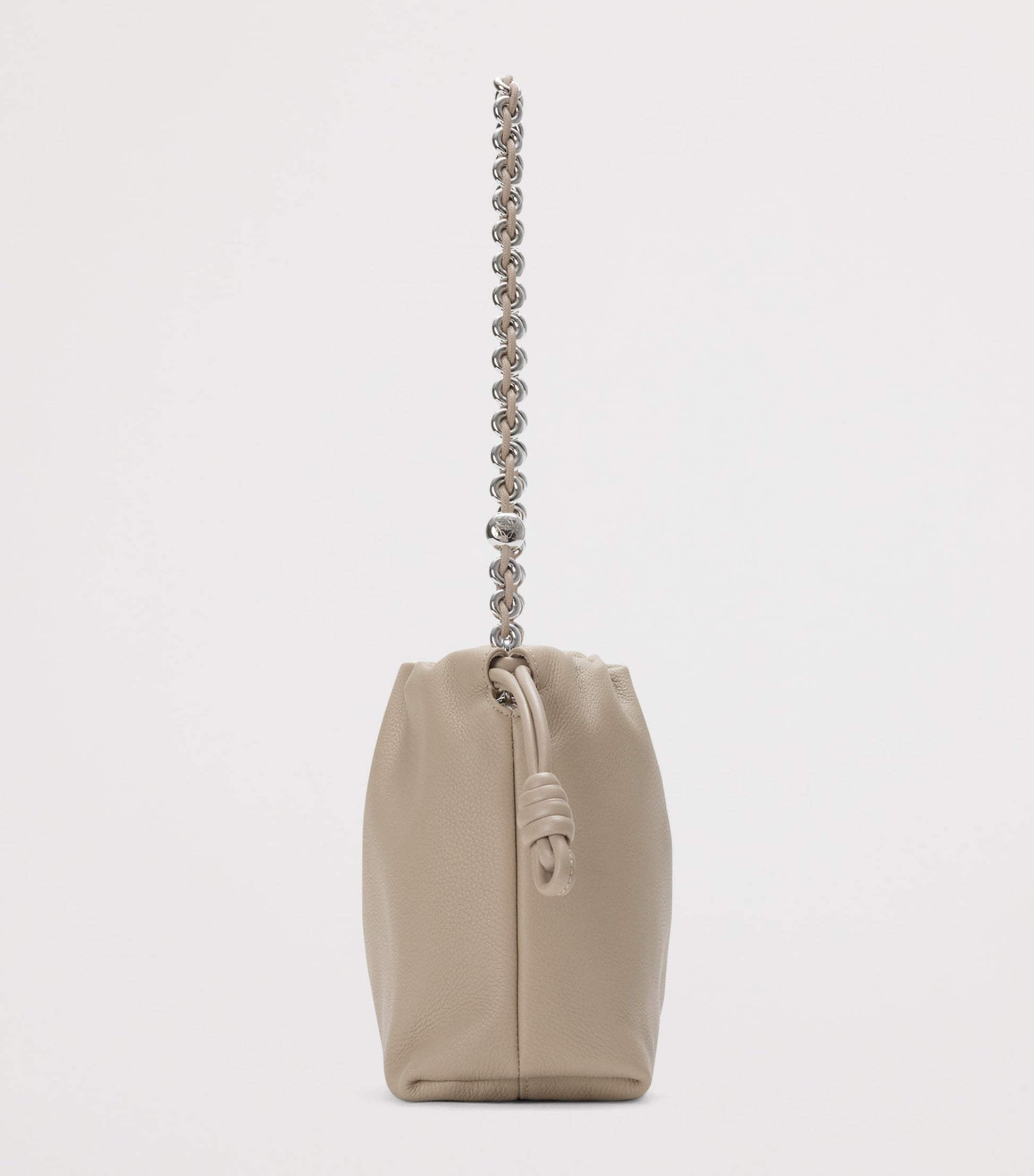 Medium Leather Flamenco Shoulder Bag