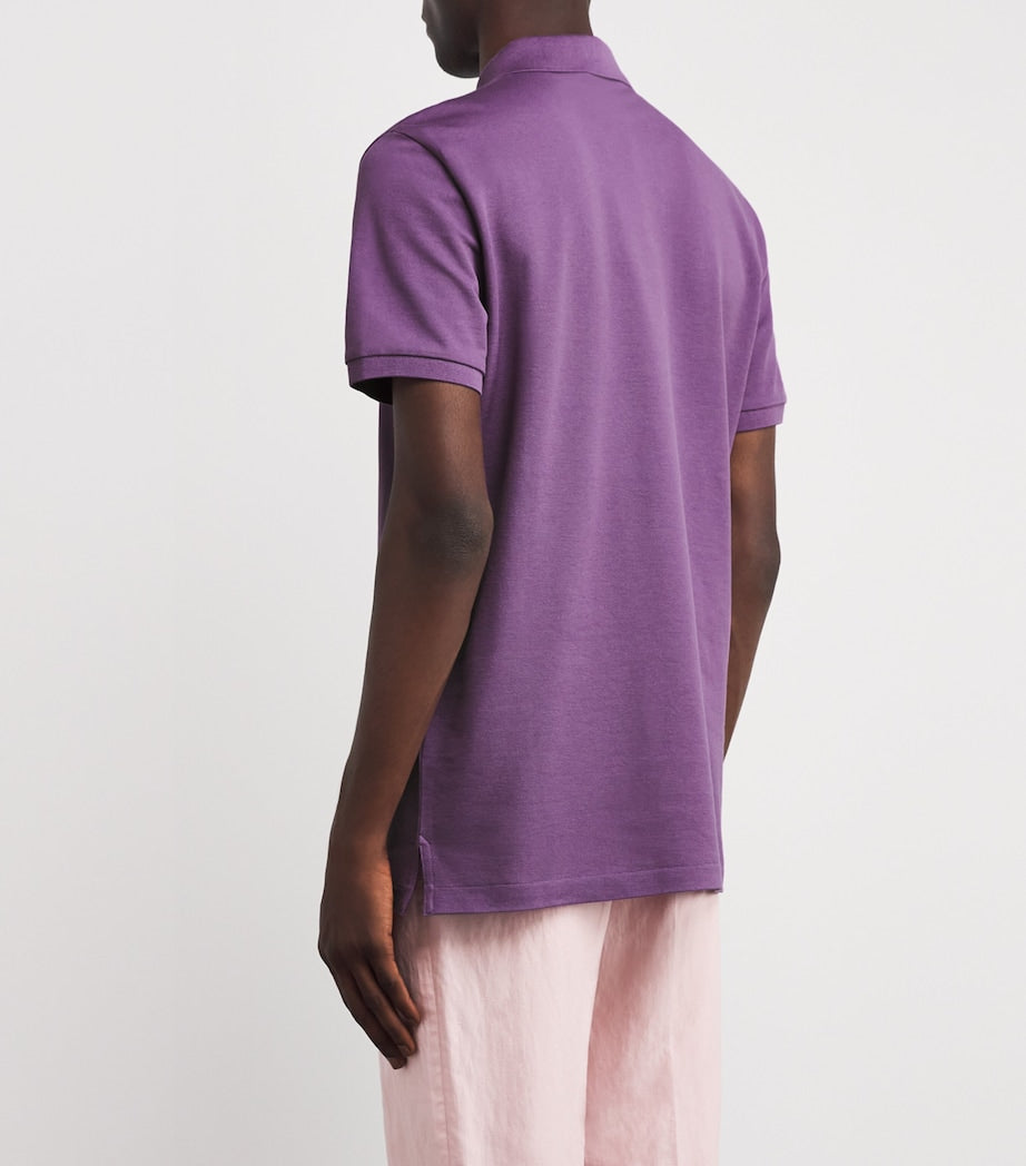 Cotton Embroidered Polo Shirt