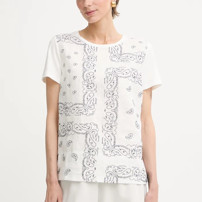 Weekend Max Mara kadın pamuklu GENIO tişört