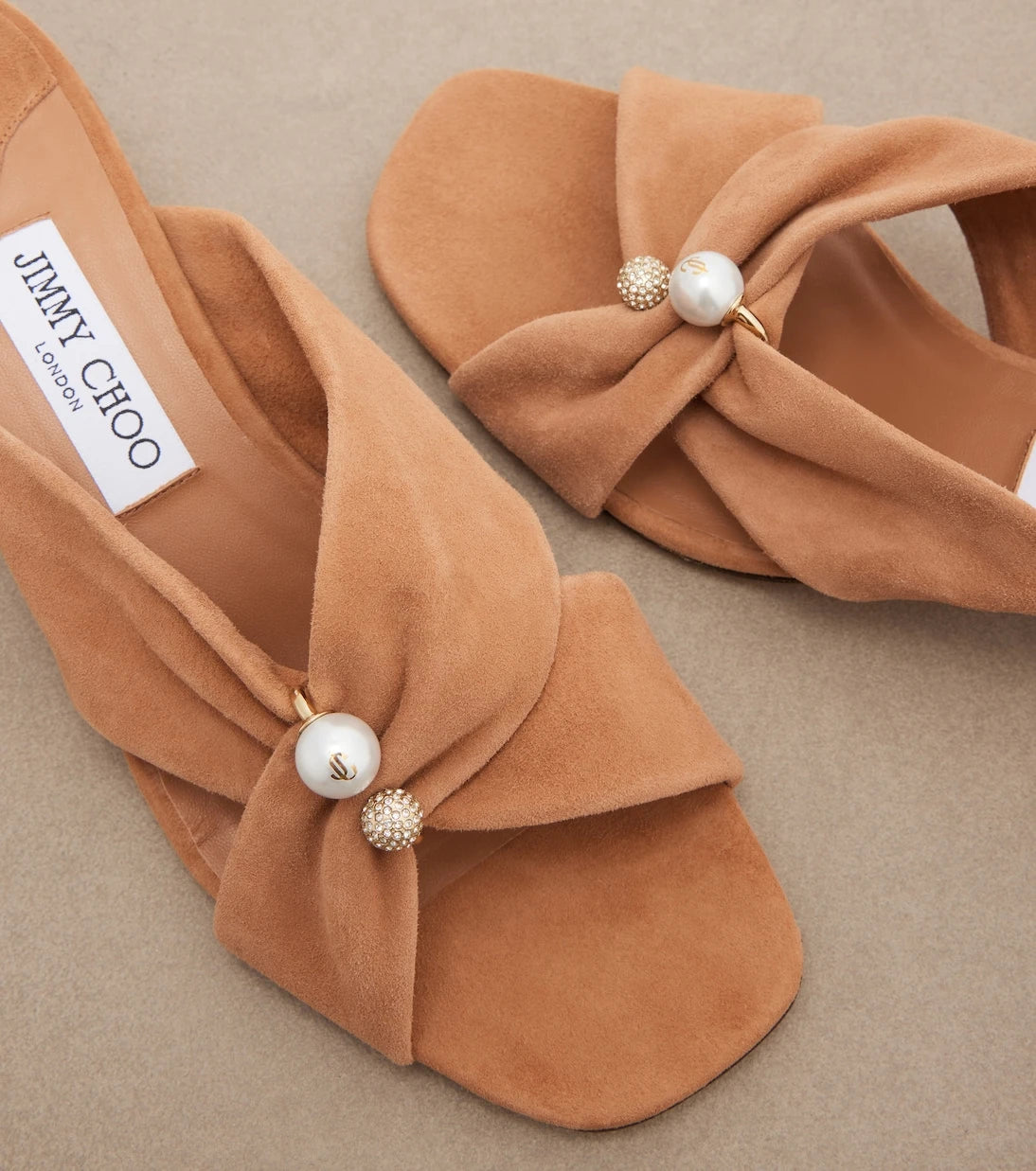 Jimmy Choo - Rafi embellished suede mules