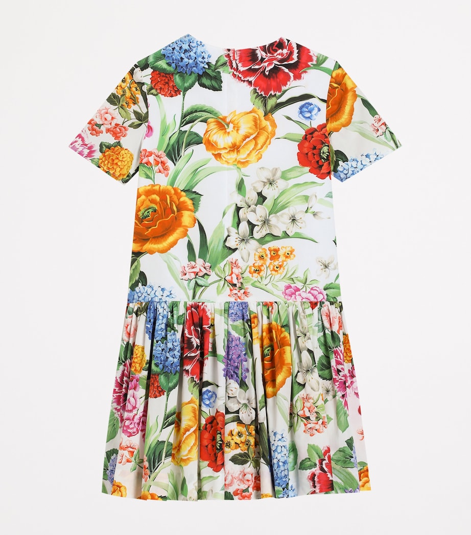 Dolce & Gabbana Kids Cotton Floral Dress (8-12+ Years)