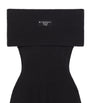 Givenchy Black Wool-Blend Knit Mini Dress