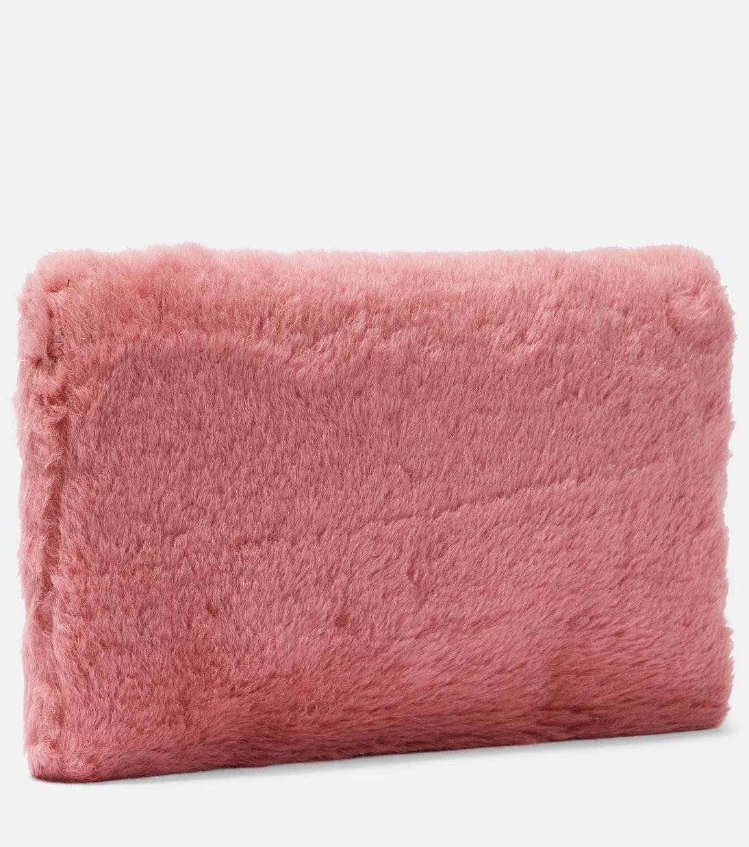 Max Mara - Alpaca, wool, and silk teddy clutch
