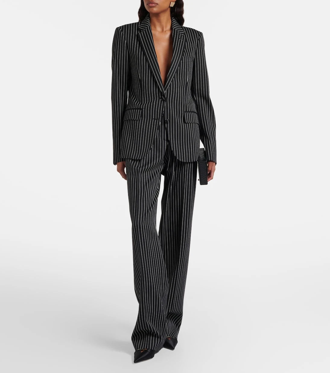 Tom Ford - Pinstripe wool and cotton blazer