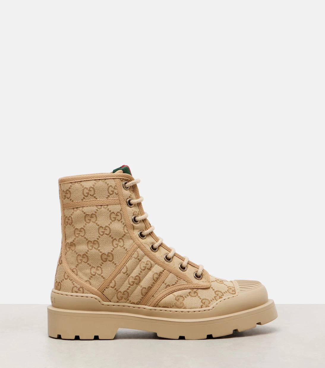 Gucci - GG Canvas combat boots