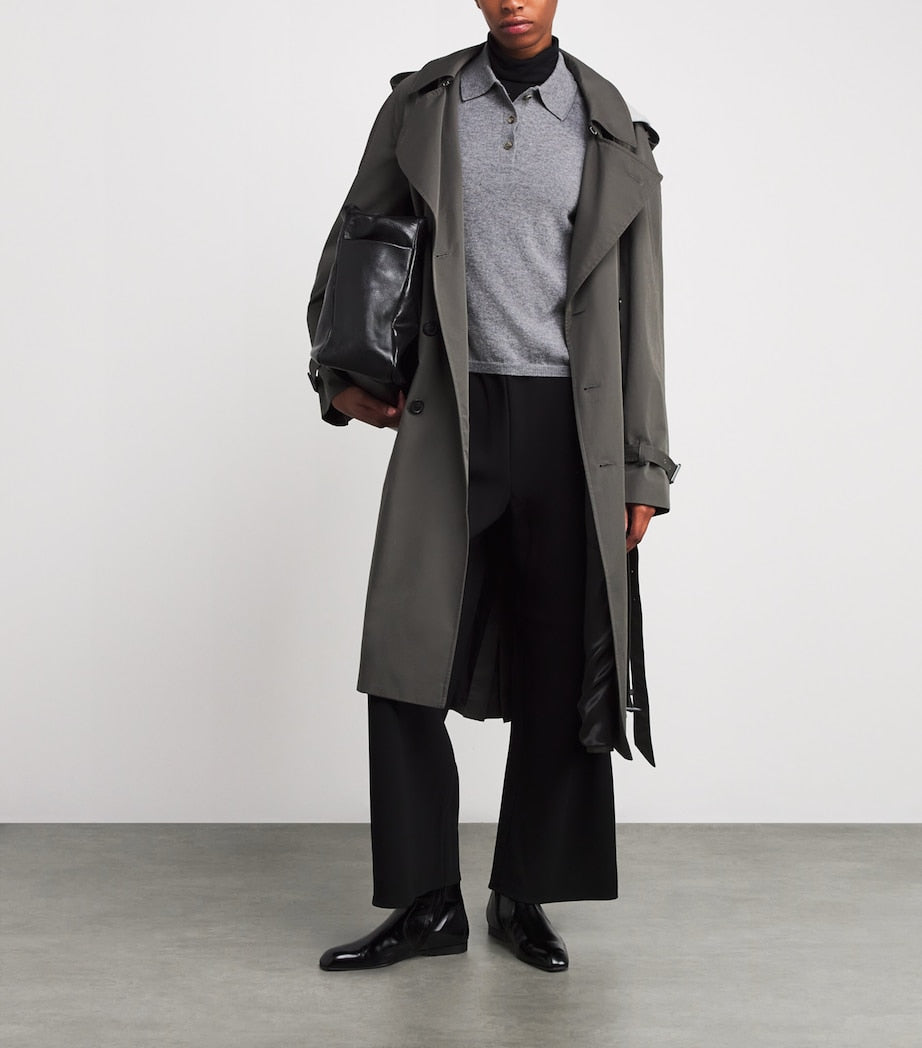 Cashmere Minou Polo Sweater GREY