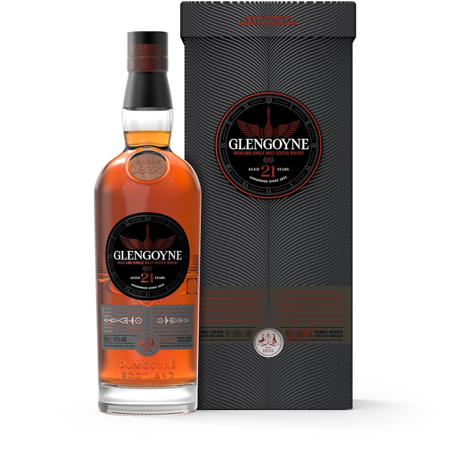 Glengoyne Highland Single Malt Scotch Whisky 21-Year-Old (70cl)