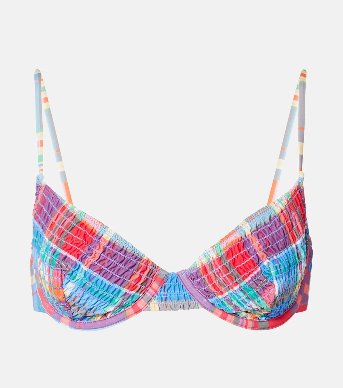 Polo Ralph Lauren - UW Balconette Bra checked bikini top