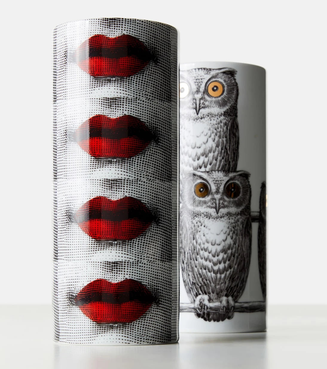 Fornasetti - Bocche Small porcelain vase