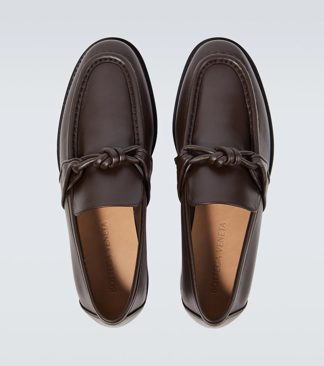 Bottega Veneta - Astaire leather loafers