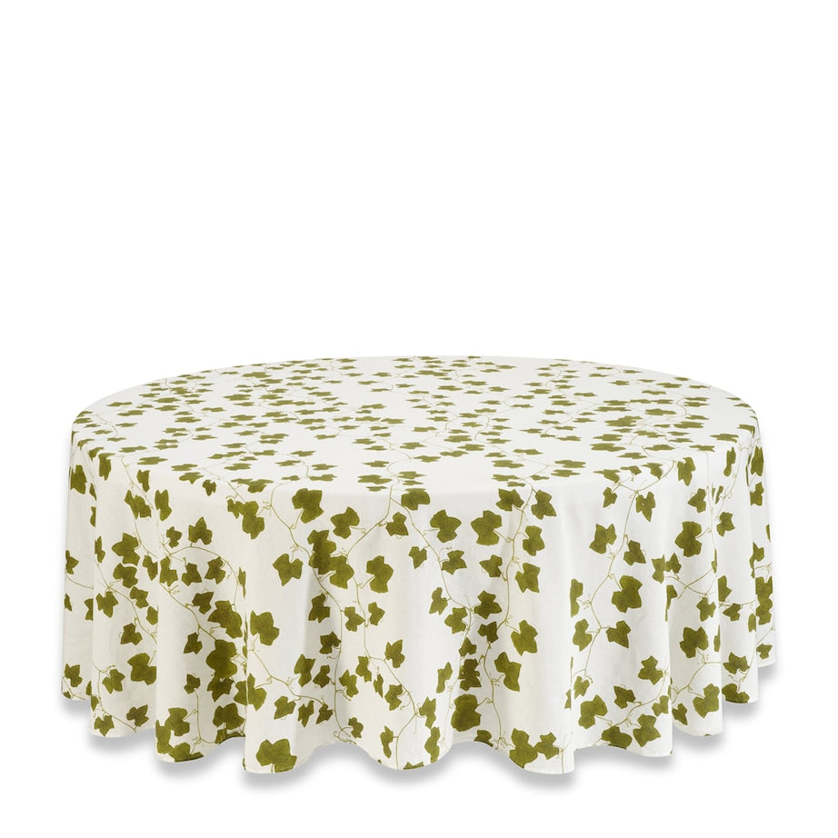 Summerill & Bishop Linen Ivy Round Tablecloth (260cm)