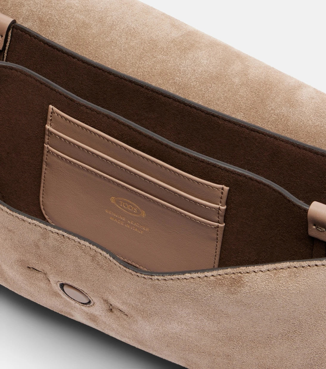 Tod's - T Timeless Mini suede shoulder bag