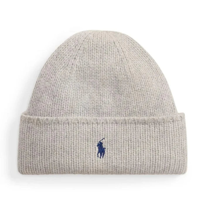 Polo Ralph Lauren kadın merinos yünlü beanie şapka
